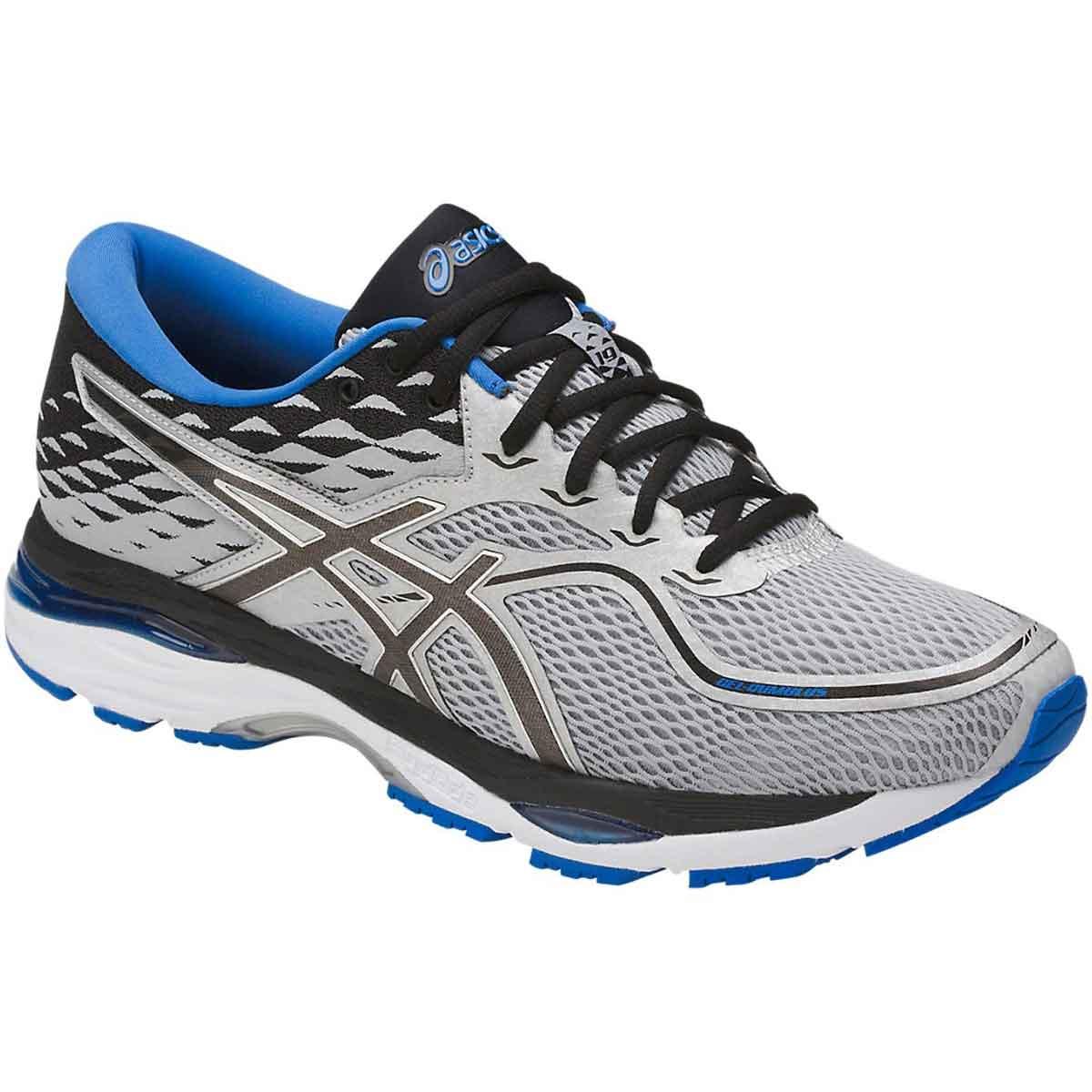 Buy Asics Gel Cumulus 19 Running Shoes (Grey/Black/Blue) Online India